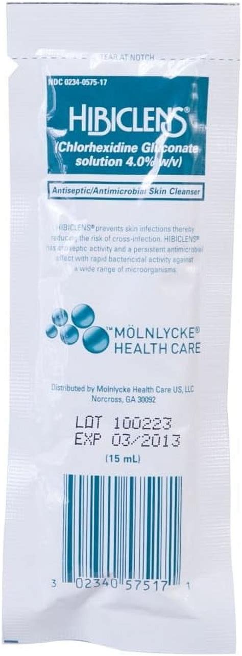 Hibiclens Antimicrobial Antiseptic Skin Cleanser Ml Liquid Packets