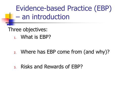 PPT Evidence Based Practice EBP An Introduction PowerPoint