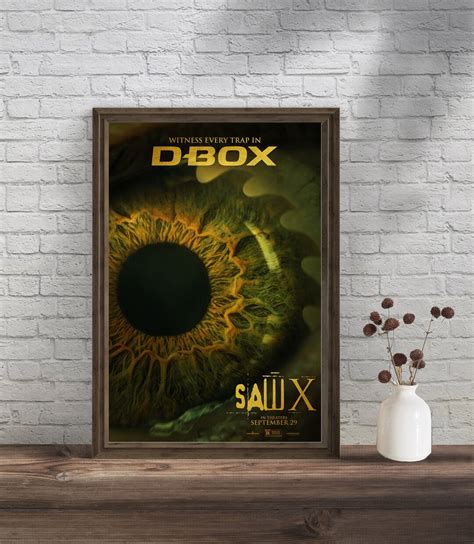 Saw X Movie Poster Movie Home Decor Room Decor Wall Art - Etsy