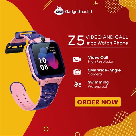 Imoo Z5 Original Garansi Resmi Watch Phone Smartwatch Kids Jam Tangan