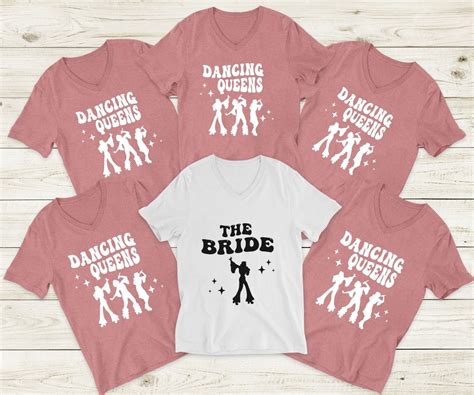 The Bride Dancing Queens The Dynamos Shirt Mamma Mia Bachelorette Party Shirt Nashville