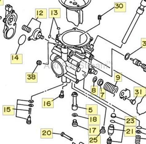 Yamaha Wolverine 350 Parts Diagram