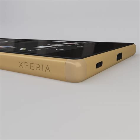 Sony Xperia Z Dorado Modelo D Max C D Fbx Obj Free D