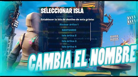 Como Cambiar El Nombre De Tu Isla En Modo Creativo Fortnite Youtube