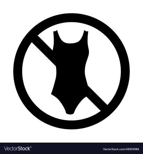 Nude Beach Summer Sign Royalty Free Vector Image