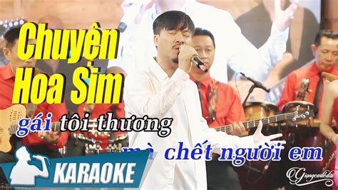 Karaoke Chuy N Hoa Sim Tone Nam Quang L P Nh C V Ng Bolero Karaoke