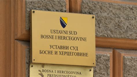 Ustavni Sud Bosne I Hercegovine Proglasio Neustavnim Izborni Zakon Rs A