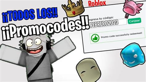 Todos Los Promocodes De Roblox En Febrero 2023 Youtube