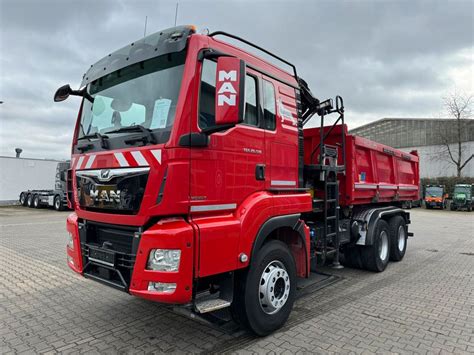 Satılık MAN TGS 26 510 6x4 Kipper Kran Palfinger PK 14501K Damperli