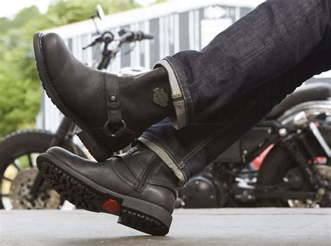 Мужские кожаные байкерские ботинки «SCOUT» Harley Davidson®