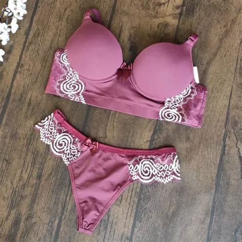 Conjunto Lingerie Bojo Luxo Calcinha Fio Duplo Reforçado Parcelamento