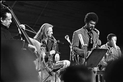 Charles Mingus On Stage In Oslo With Bobby Jones On Tenor Sax