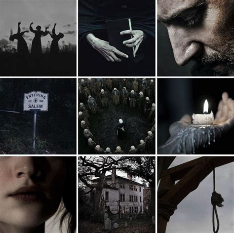 The Crucible Moodboard In 2024 Salem Witch Trials Crucible Witch Trials