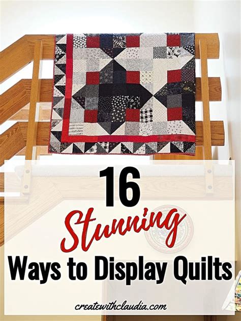 Stunning Ways To Display Quilts Create With Claudia Quilt Shop Displays Quilted Wall