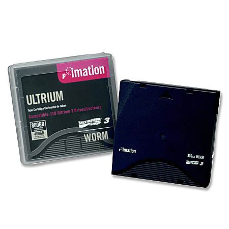 Imation LTO Ultrium 3 WORM Tape Cartridge With Case LTO 3 WORM 400 GB