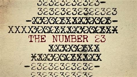 The Number 23 (2007) — Art of the Title