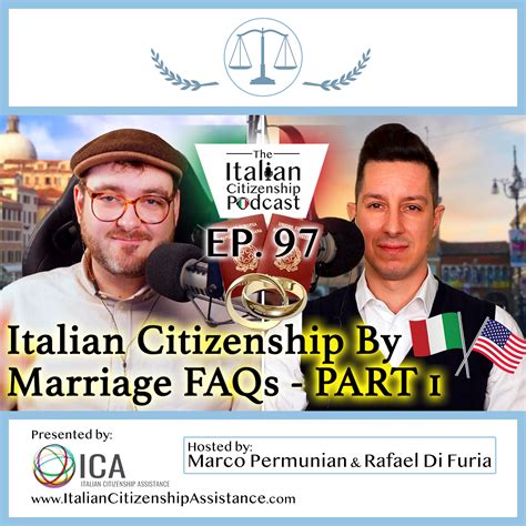 Italian Citizenship By Marriage FAQs - PART 1 - The Italian Citizenship