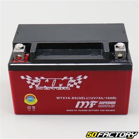 YTX7A BS 12V 7Ah Gel Batterie Vivacity Agility KPW Orbit