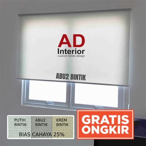 Jual Roller Blind Chain Dimout Shopee Indonesia