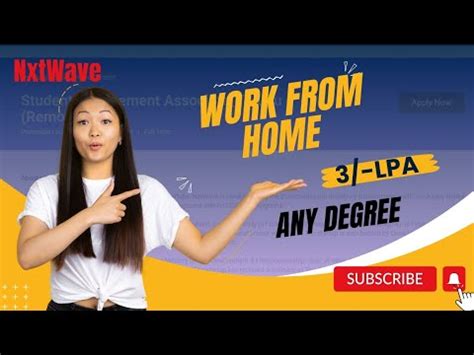 Nxtwave Work From Home Job Apply Soon Freshers Any Degree In