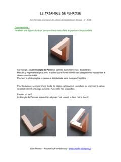 Le Triangle De Penrose Maths Et Tiques Le Triangle De Penrose Maths