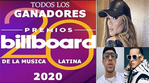 Ganadores Premios Billboard Latino 2020 😎🍀👏 Youtube