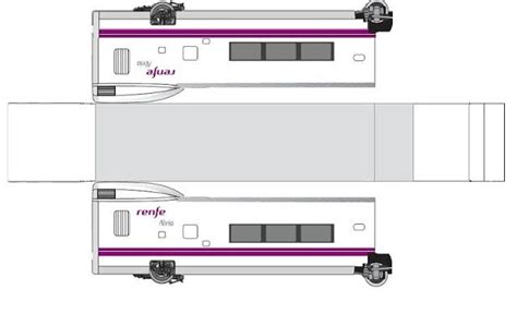 Todorecortables Sue Os De Papel Recortables De Trenes Tren Sobres