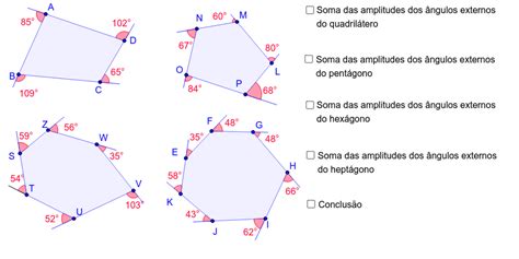 Soma Dos ângulos Externos De Um Polígono Geogebra