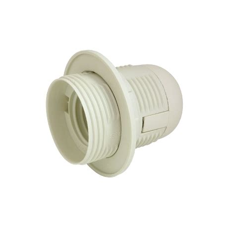 E27 ES White Lamp Holder Plastic Edison Screw 2A 250V Ac