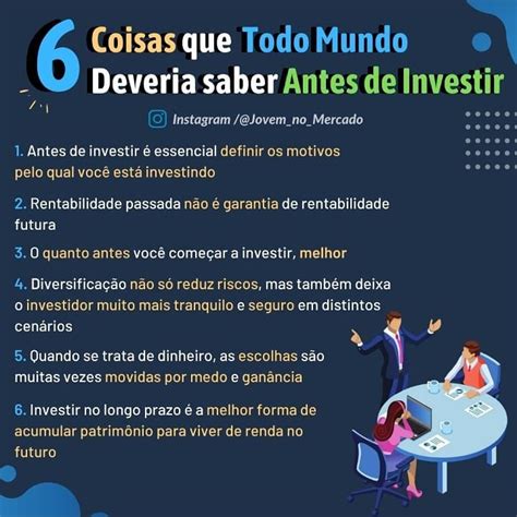 Coisas Que Todo Mundo Precisa Saber Antes De Investir Mercado De