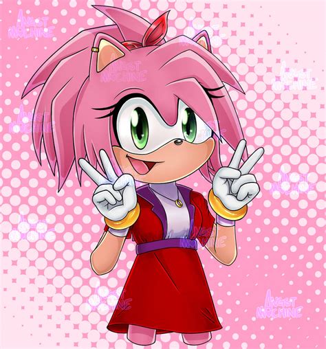 Grown Up Amy Rose By Sailorghoularts On Deviantart