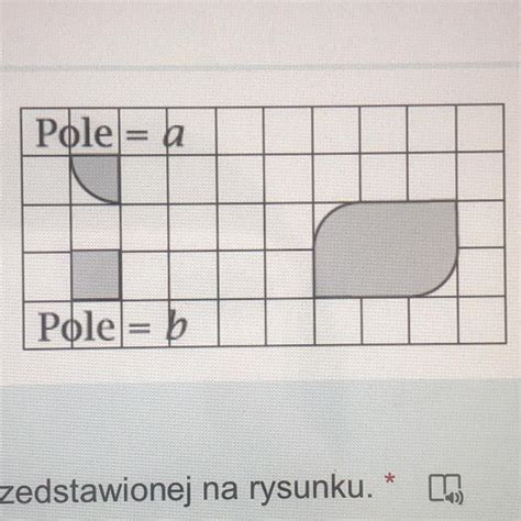 Zapisz W Postaci Wyra Enia Algebraicznego Pole Figury Przedstawionej Na