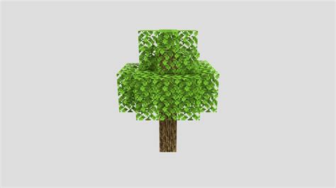 Minecraft Tree Drawing