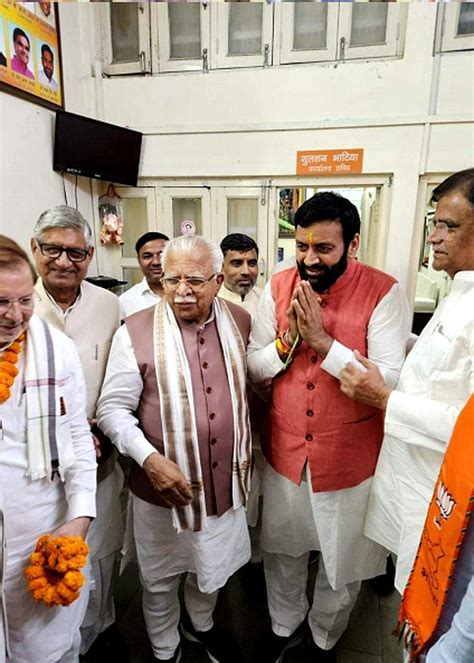 Bjp Parts Ways With Jjp In Haryana Nayab Singh Saini Replaces Manohar