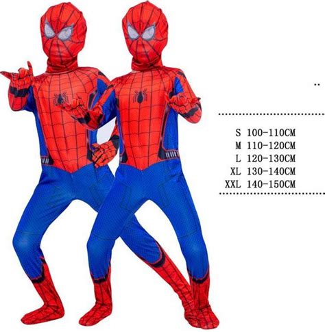 Spiderman Pak Verkleedpak Jongens Verkleedkleding Kinderkostuum