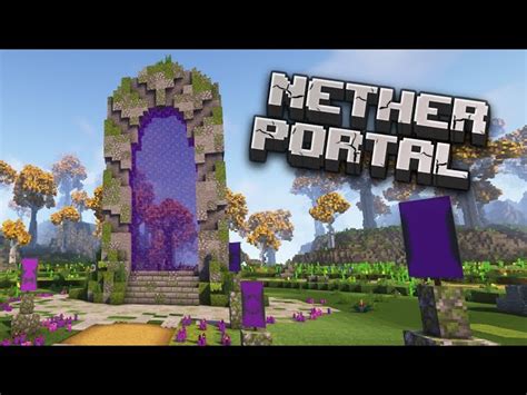 Overgrown Nether Portal Minecraft Map