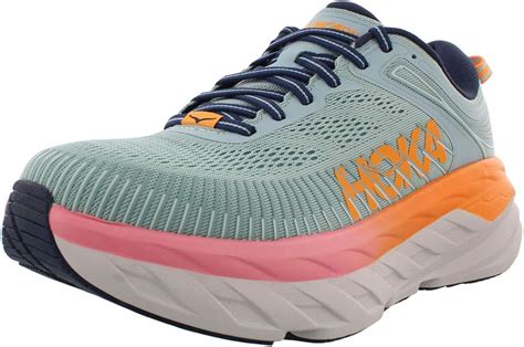 Hoka One One Womens Bondi 7 Textile Synthetic Trainers Uk