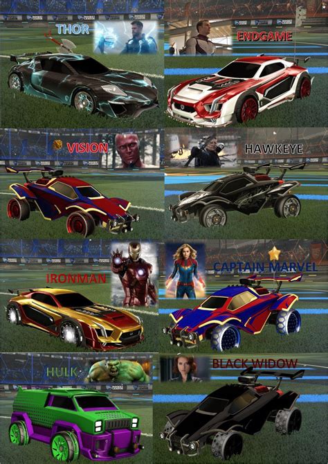 The Avengers Collection : r/RocketLeague