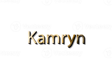 Kamryn Name 3d 16618577 Png