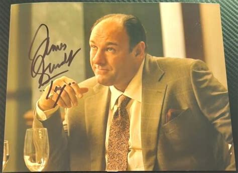 James Gandolfini Tony Soprano Signed 8x10 Coa Autograph Photograph Ebay