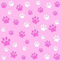 Pink paw prints pattern background vector illustration Stock Vector by ©gulsengunel 120665114