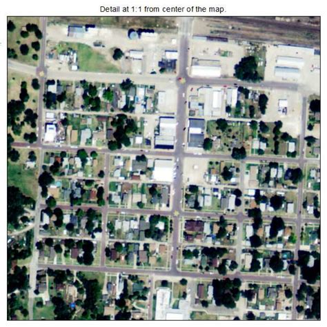 Aerial Photography Map of Ellis, KS Kansas