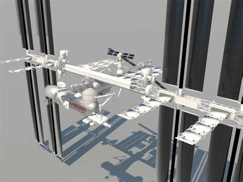 International Space Station 3D Model - Realtime - 3D Models World