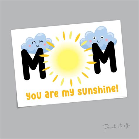 You Are My Sunshine Handprint Craft Art Sun Mom Mum Kids Baby Todd