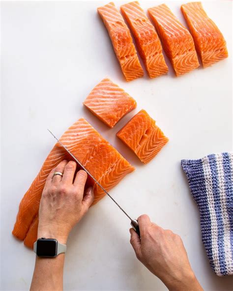 How To Cut A Side Of Salmon Blue Jean Chef Meredith Laurence