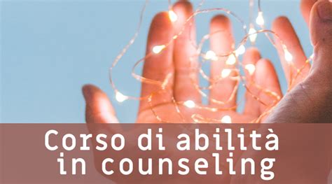 Corso Di Abilit In Counseling