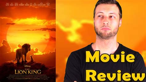 The Lion King 2019 Movie Review Without Spoilers YouTube