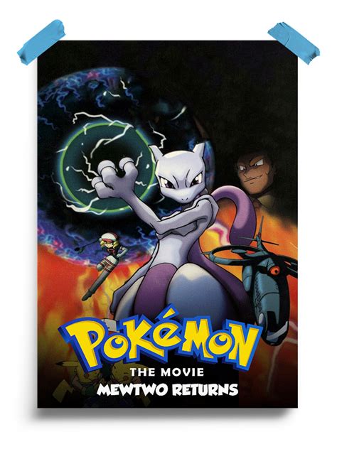 Buy Pokemon Mewtwo Returns 2001 Poster 2462