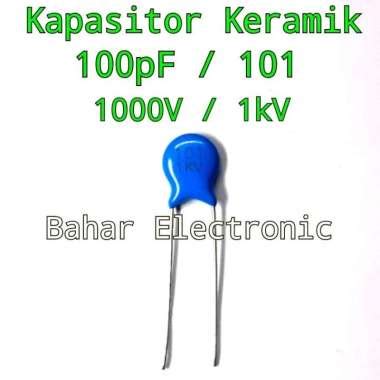 Jual Kapasitor Keramik Ceramic 100 Pf 101 Original Murah Diskon