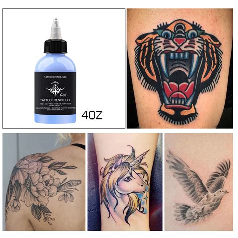 Tuffking 4oz Tattoo Stencil Stuff Tattoo Transfer Solution Gel Tattoo